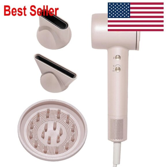 Accessories - High-Performance Hair Dryer Set with Attachments Fast Powerful Drying Styling